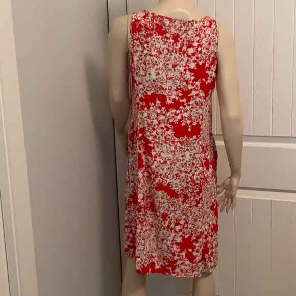 J Jill Women’s Red Shift Dress Size 10P - Picture 6 of 9